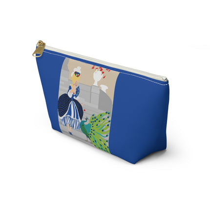Peacock Courtesan Cosmetic Bag – Whimsical Elegance & Royal Splendor