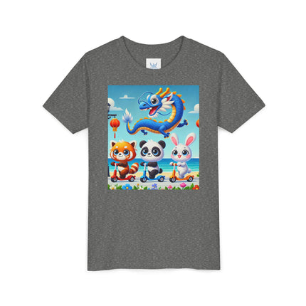 Seaside Scooter Friends Youth Short Sleeve Tee