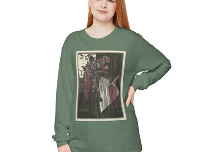 L’écran by Fernand Siméon Garment-dyed Long Sleeve T-Shirt