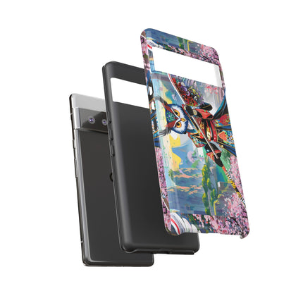 Cyberpunk Samurai Owl Phone Cases