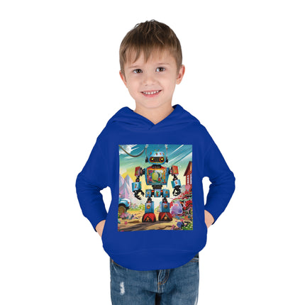 The Rusty Robot Toddler Pullover Fleece Hoodie