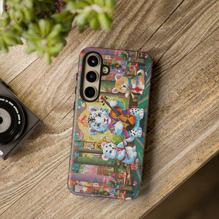 Melodies of the Snow Lion Cub Phone Cases