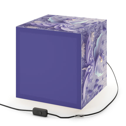 Lavender Fairy Light Cube Lamp