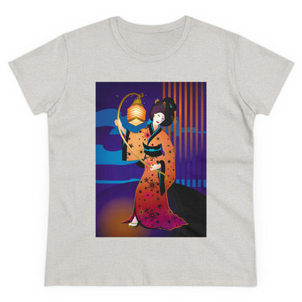 The Enchanting Geisha Women's Midweight Cotton Tee