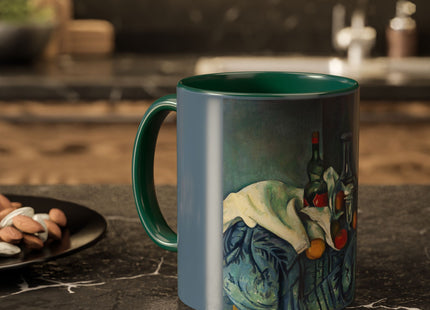 The Peppermint Bottle by Paul Cézanne Colorful Mugs (11oz, 15oz)