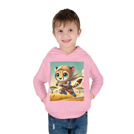 Swift Cheetah Toddler Pullover Fleece Hoodie