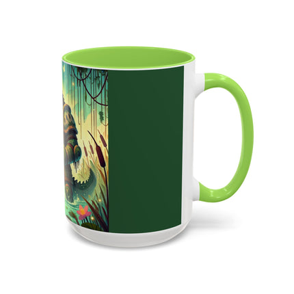 Swamp Tyrant Colorful Mugs (11oz, 15oz)