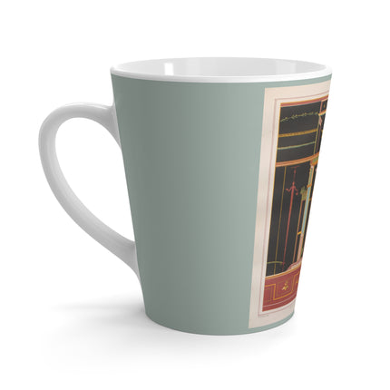 Pompeii Walls Pl.04 by Victor Steeger Latte Mug