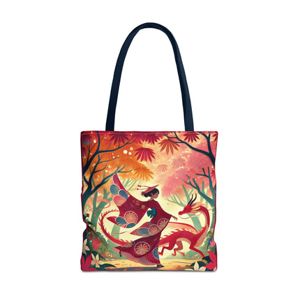 The Dragon Fairy’s Dance Tote Bag – Enchanted Grace & Spring Magic