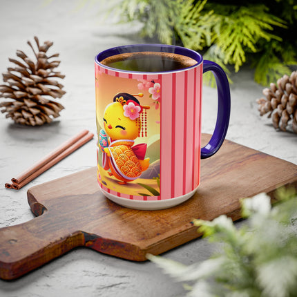 Whimsical Springtime Exchange Colorful Mugs (11oz, 15oz)