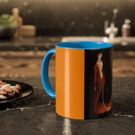Leopard Queen Colorful Mugs – Wild Beauty & Art Deco Glamour