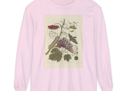 Botanical Pl.49 by Maria Sibylla Garment-dyed Long Sleeve T-Shirt
