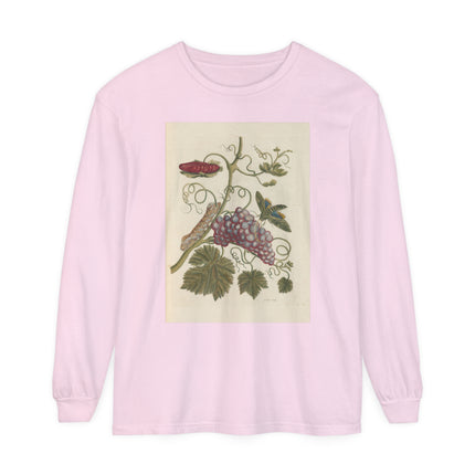 Botanical Pl.49 by Maria Sibylla Garment-dyed Long Sleeve T-Shirt