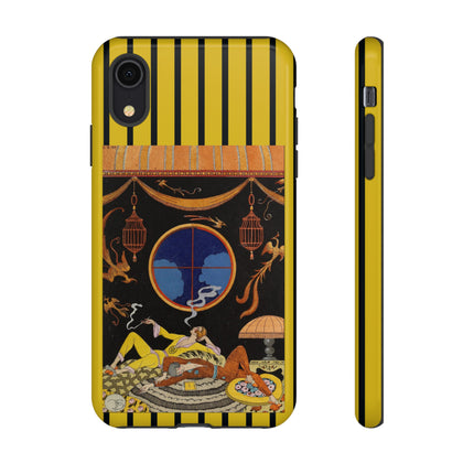 Falbalas et fanfreluches La paresse (Laziness) by George Barbier Phone Cases