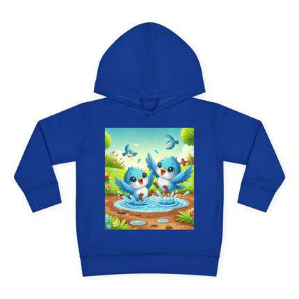 Bluebird Playtime Toddler Pullover Fleece Hoodie