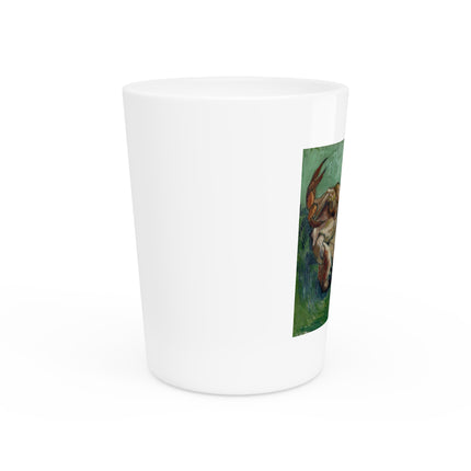 Crab on its Back by Vincent Van Gogh Ceramic Shot Glass