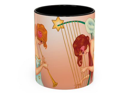 Heavenly Angel Duet Colorful Mugs (11oz, 15oz)