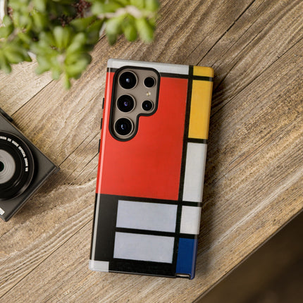 Composition with Red, Yellow, Blue, and Black by Piet Mondrian Phone Cases
