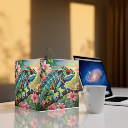 Camouflage Chameleon Light Cube Lamp