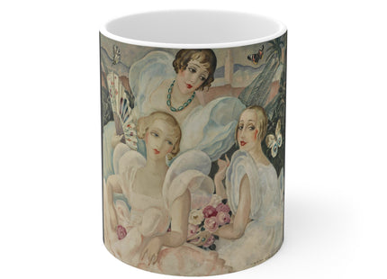 Les Femmes Fatales by  Gerda Wegener Ceramic Mug 11oz