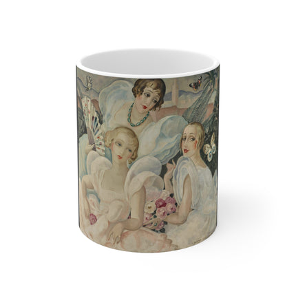 Les Femmes Fatales by  Gerda Wegener Ceramic Mug 11oz
