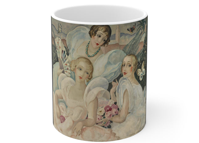 Les Femmes Fatales by  Gerda Wegener Ceramic Mug 11oz