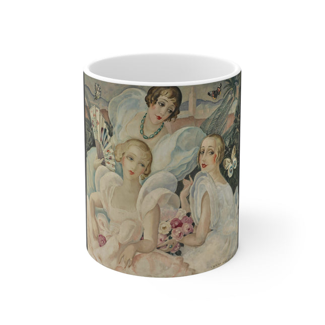 Les Femmes Fatales by  Gerda Wegener Ceramic Mug 11oz