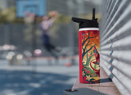 The Dragon Fairy’s Dance Stainless Steel Water Bottle, Standard Lid