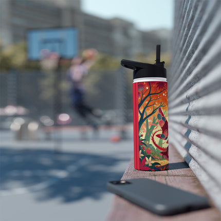 The Dragon Fairy’s Dance Stainless Steel Water Bottle, Standard Lid