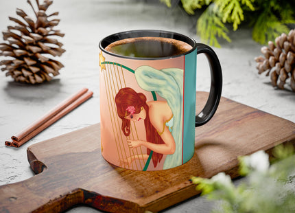 Heavenly Angel Duet Colorful Mugs (11oz, 15oz)