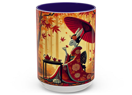 Theatrical Harvest Rabbit Colorful Mugs (11oz, 15oz)