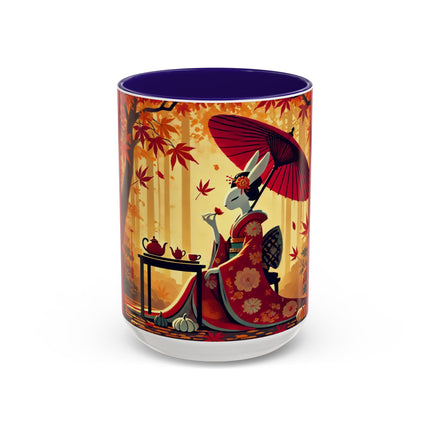 Theatrical Harvest Rabbit Colorful Mugs (11oz, 15oz)