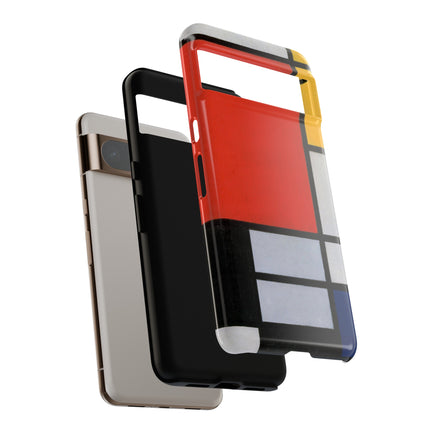 Composition with Red, Yellow, Blue, and Black by Piet Mondrian Phone Cases