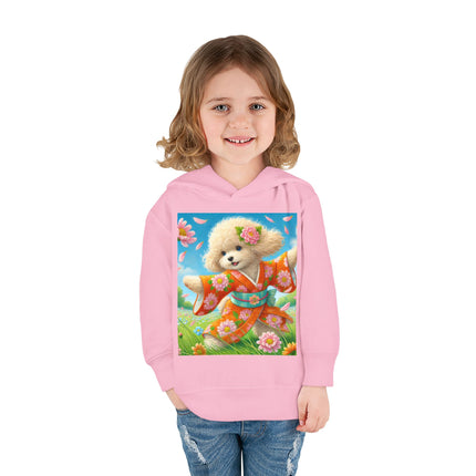 Chrysanthemum Meadow Play Toddler Pullover Fleece Hoodie