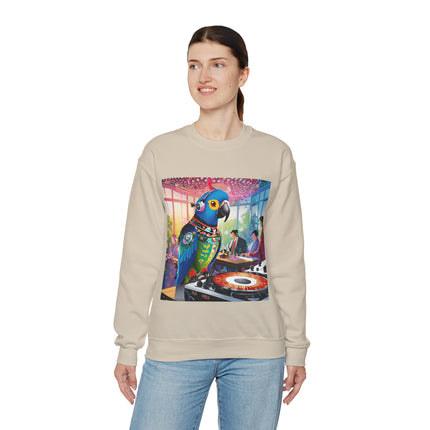 Parrot DJ Unisex Heavy Blend™ Crewneck Sweatshirt