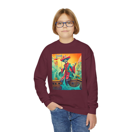 Skeleton Crew of the Misty Seas Youth Crewneck Sweatshirt