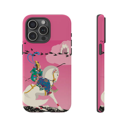 Samurai Princess on the White Steed Phone Case – Epic Grace & Mythic Power