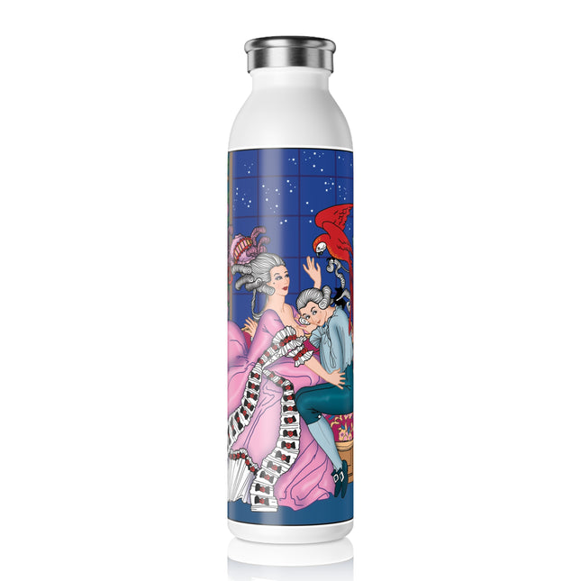 The Jealous Parrot by George Barbier Slim Water Bottle