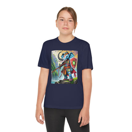 Cyberpunk Elephant Youth Competitor Tee