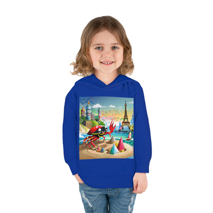 Crab Architect Toddler Pullover Fleece Hoodie