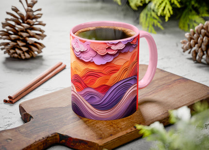 Dramatic Sunset Sky Colorful Mugs (11oz, 15oz)