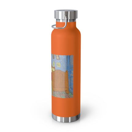 The Bedroom by Vincent van Gogh Copper Vacuum Insulated Bottle, 22oz