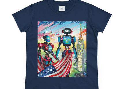 High Fashion Cyberpunk CIA Robots Cotton Tee