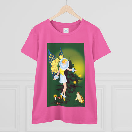 The Enchanted Encounter Women's Midweight Cotton Tee