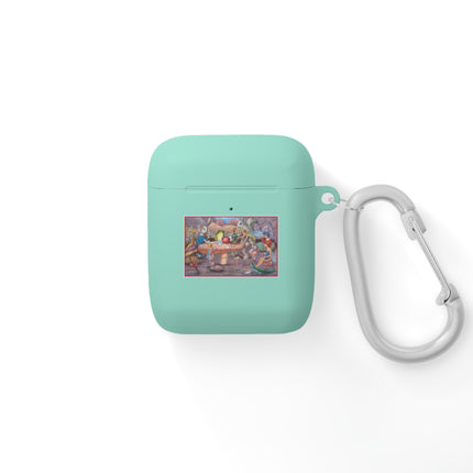 A Fairy's Whimsical Tea Party AirPods Case