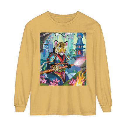 Cyberpunk Leopard Long Sleeve T-Shirt