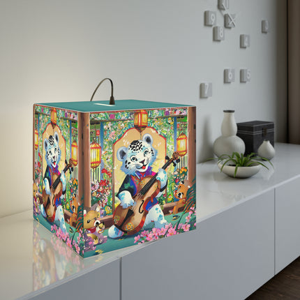 Melodies of the Snow Lion Cub Light Cube Lamp