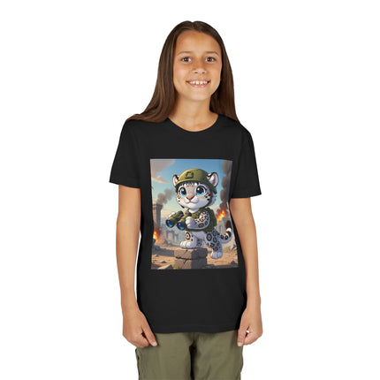 Snow Leopard Lookout Youth Short Sleeve Tee