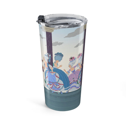 🎭🌸 Blindman’s Bluff Tumbler, 20oz – Rococo Courtship Whimsy