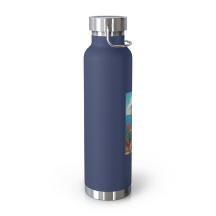 Three Mermaids with Strings of Pearls by Carlo Chiostri Copper Vacuum Insulated Bottle, 22oz